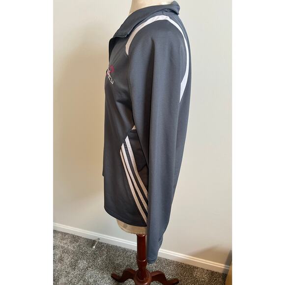 Adidas Athletic 1/4 Zip Pullover Jacket with Legacy Logo Large - Picture 4 of 8